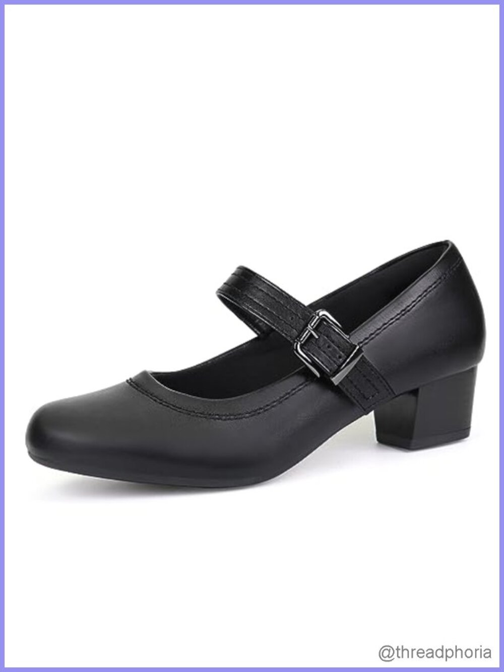 Orthopedic Bunion Mary Jane Dress Shoes Low Chunky Heel Work Pumps